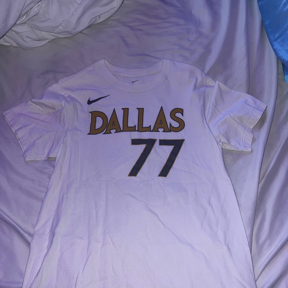 Nike White Luka Doncic Men's Jersey